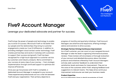 Five9_Datasheet_AccountManager